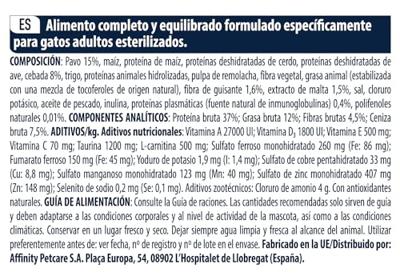ADVANCE CAT STERILIZED HAIRBALL 1,5 KG