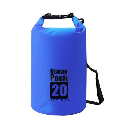 DZGOGO Portable outdoor waterdichte sport PVC schouderriem vat tas capaciteit: 10L (donkerblauw) DZGOGO Portable outdoor waterdichte sport PVC schouderriem vat tas capaciteit: 10L (donkerblauw)