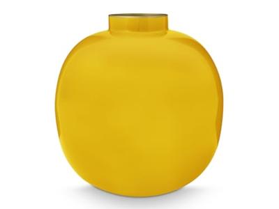 Pip Studio Metalen Vaas Geel 23cm Pip Studio Metalen Vaas Geel 23cm