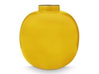 Pip Studio Metalen Vaas Geel 23cm - thumbnail