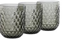 Glazenset Home ESPRIT Grijs Kristal 240 ml (6 Stuks) - thumbnail