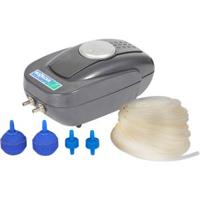 HoZelock Vijver Luchtpomp Set 640l/u - Complete Kit met 10m Slang & 4 Luchtstenen - thumbnail