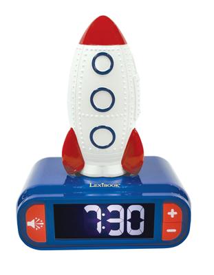 Rocket Night Light-wekker met geluidseffecten