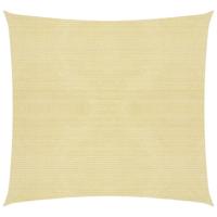 VidaXL Zonnezeil 160 g/m² 2,5x2,5 m hdpe beige - thumbnail