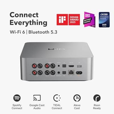 WiiM Ultra DAC streamer - Hi-Res Muziekstreamer - Zilver WiiM Ultra DAC streamer - Hi-Res Muziekstreamer - Zilver