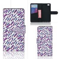 Huawei Ascend P8 Lite | Telefoon Hoesje | Feathers Color - thumbnail