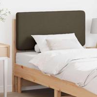 Gestoffeerd hoofdbord Bruin en Taupe 80 cm Massief grenenhout - thumbnail