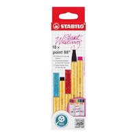 STABILO point 88 fineliner, geassorteerde kleuren, deskset van 18 stuks - thumbnail