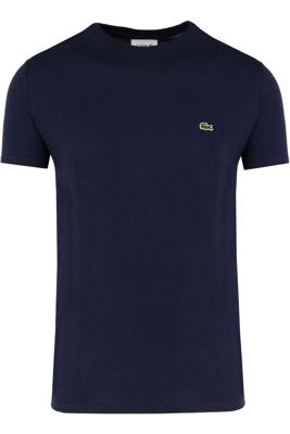Lacoste Pima T-Shirt Heren Donkerblauw - Maat S - Kleur: Donkerblauw | Soccerfanshop