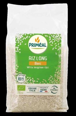 Primeal Witte langgraan rijst bio 1 Kilogram