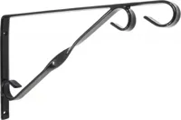 Nature muurhaak grijs 30 cm - thumbnail