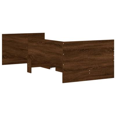 Bedframe met lades bruin eikenkleur 90x200 cm