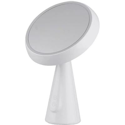 LED Bureaulamp - Oplaadbaar Spiegellamp - Viron Aslino - 5W - Warm Wit 3000K - Dimbaar - Rechthoek - Mat Wit - Kunststof LED Bureaulamp - Oplaadbaar Spiegellamp - Viron Aslino - 5W - Warm Wit 3000K - Dimbaar - Rechthoek - Mat Wit - Kunststof