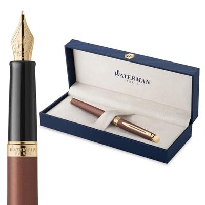 Waterman Hémisphère Metalic vulpen, fijn, koperrood GT, giftbox