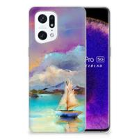 Smartphone hoesje OPPO Find X5 Pro Boat - thumbnail