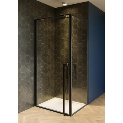Douchecabine Riho Lucid GD201 Omkeerbaar Verstelbaar Aluminium 200x80x80 cm Mat Zwart Riho Douchecabine Riho Lucid GD201 Omkeerbaar Verstelbaar Aluminium 200x80x80 cm Mat Zwart Riho