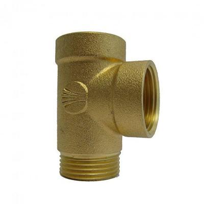 Messing t-stuk voor hydrofoor 1