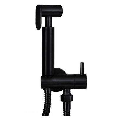 304 bidet handdoucheset mat zwart