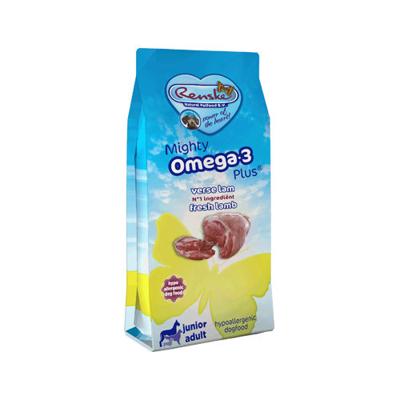 Renske Junior Adult Mighty Omega-3 Plus vers bereid lam met rijst hondenvoer 3 kg Renske Junior Adult Mighty Omega-3 Plus vers bereid lam met rijst hondenvoer 3 kg