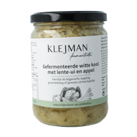 KLEJMAN Fermentista Gefermenteerde witte kool met lente-ui en appel 480 Gram - thumbnail