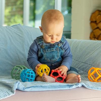 Tickit Silisoft Flexibele Ballen Regenboog 5 stuks