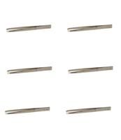 Erbe Solingen 6 stuks pincet recht 8 cm (erbe92101) - thumbnail