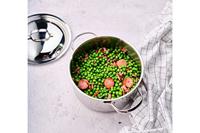 Set di pentole - Adatto a tutti i piani cottura, inclusa l'induzione - ACCOGLIENTE E ALLA MODA - Acciaio inossidabile - 7 pezzi - thumbnail