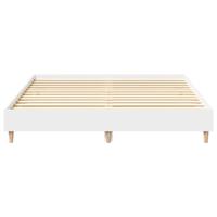 Bedframe zonder matras 140x200 cm spaanplaat wit - thumbnail