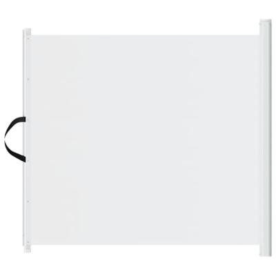 VidaXL Huisdierenhek uittrekbaar 117,5x125 cm wit