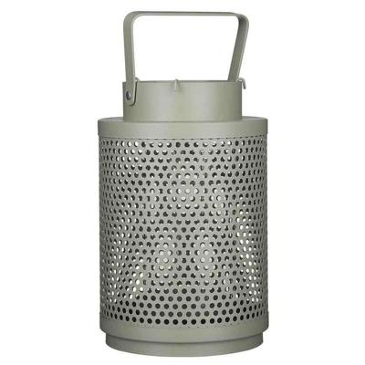 Lantaarn Mica Decorations Barney Kaarshouder Metaal Groen (Ø 16 x 25 cm)