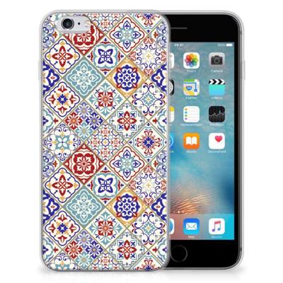 Apple iPhone 6 | 6s | TPU | Siliconen hoesje | Tiles Color Apple iPhone 6 | 6s | TPU | Siliconen hoesje | Tiles Color