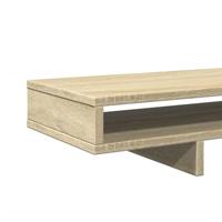 VidaXL Monitorstandaard 100x27x15 cm bewerkt hout sonoma eikenkleurig - thumbnail