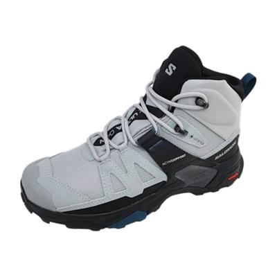 Salomon X ULTRA MID WIDE GTX Hoge Wandelschoen Dames Quarry/Black/Legion Blue 7,5 Salomon X ULTRA MID WIDE GTX Hoge Wandelschoen Dames Quarry/Black/Legion Blue 7,5