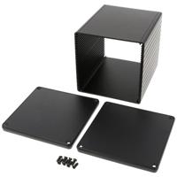 Hammond Electronics 1455NS1202BK Universele behuizing 120 x 103 x 103 Aluminium Geëxtrudeerd Zwart 1 stuk(s) - thumbnail