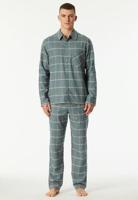 Schiesser Schiesser Heren Pyjama Long mineralgreen 182029 48/S - thumbnail
