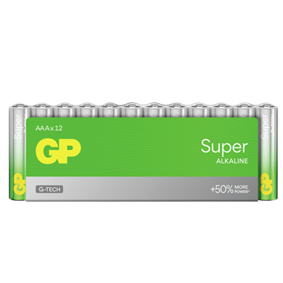 GP Super AAA batterij (potlood) Alkaline 1.5 V 12 stuk(s)