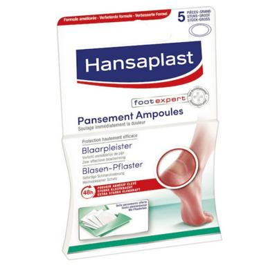 Hansaplast Blaarpleisters 5 Grote Pleisters