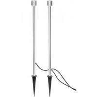 Konstsmide 7964-000 Spot Light Staande LED-buitenlamp Energielabel: G (A - G) Set van 2 stuks LED LED vast ingebouwd 6 W Aluminium - thumbnail