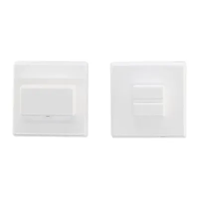 Hdd Pro WC Garnituur Square 48 Mm Wit Hdd Pro WC Garnituur Square 48 Mm Wit