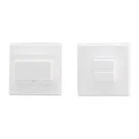 Hdd Pro WC Garnituur Square 48 Mm Wit - thumbnail