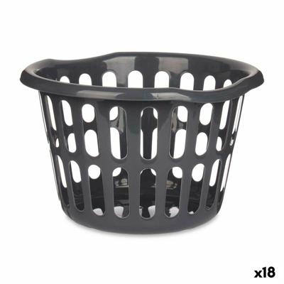 Mand Kipit Antraciet Polypropyleen 27 L (18 Stuks)