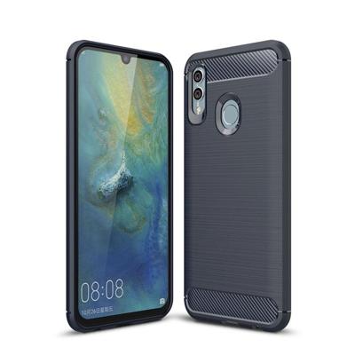 Koolstofvezel textuur TPU schokbestendig geval voor Huawei Honor 10 Lite/P Smart 2019