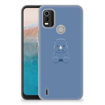 Nokia C21 Plus Telefoonhoesje met Naam Baby Rhino Nokia C21 Plus Telefoonhoesje met Naam Baby Rhino