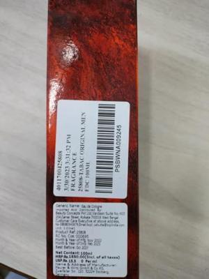 Tabac Original Eau De Cologne Splash 100ml - thumbnail