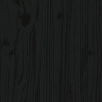 werkbank 80x50x80 cm massief grenenhout zwart - thumbnail