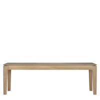 Ethnicraft Eetkamerbank 'Bok' Geolied Eikenhout, 146cm, kleur Naturel - thumbnail