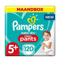 Pampers Active Baby-Dry Baby-Dry Pants S5+, Maandbox, 120 Luierbroekjes, Luchtdoorlatende Banen - thumbnail
