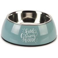 Hondenvoerbak Glorious blauw 14 cm - thumbnail
