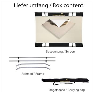 Sunbounce ZEBRA goud Mini Kit 90x125cm