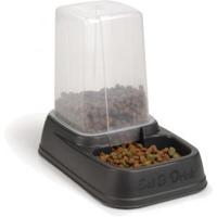 Eet-en drinkautomaat voor honden 3.7L antraciet - thumbnail